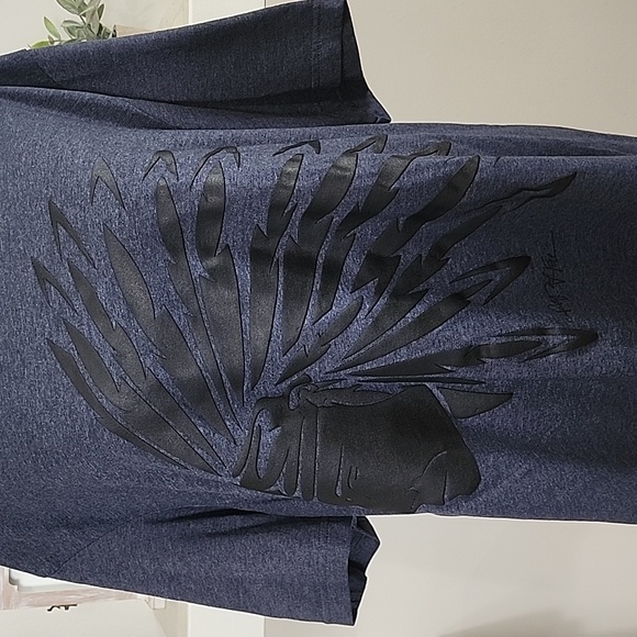 Men's Ring of Fire Indian Chief Textured Short Sleeve Tee - Picture 3 of 8